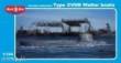 Micro Mir AMP MM144-006 - 4376 German submarine type XVIIB Walter boats