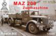 ZZ Modell ZZ12005&nbsp - 1:120 MAZ-200 Zugmashine.