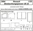 CMK 129-3094 - Renault Beobachtungspanzer UE (f) für Tamiya Bausatz