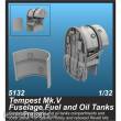 CMK 5132 - Tempest Mk.V Fuselage Fuel and Oil Tanks in 1:32