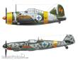 Hasegawa 602439 - 1/72 B-239 Buffalo & Messerschmitt Bf109G-6, Juutilainen