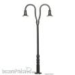 Viessmann 6041 - H0 Bahnsteigleuchte zweiflammig, 2 LEDs warmweiß