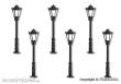 Viessmann 60706 - H0 Parklaterne, LED warmweiß 5+1