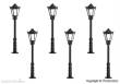 Viessmann 60706 - H0 Parklaterne, LED warmweiß 5+1