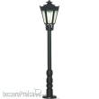 Viessmann 6071 - H0 Parklaterne schwarz mit klarem Schirm, LED warmweiß
