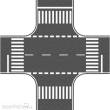 Noch 60712 - Kreuzung, Asphalt