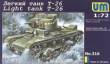 Unimodels UMT316 - 1:72 Light tank T-26