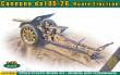 ACE ACE72594 - Italian 105/28 field cannon with rubberized wheels
