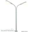 Viessmann 60951 - H0 Peitschenleuchte doppelt, Kontaktstecksockel, 2 LEDs weiß