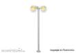 Viessmann 6098 - H0 Straßenleuchte modern, doppelt, 2 LEDs gelb