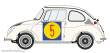 Hasegawa 620465 - 1/24 Subaru 360, 1963 1st Japan GP CI Class