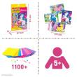 Sticky Mosaics 621004 - Sticky Mosaics Glitzer Einhorn