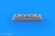 CMK 129-Q32238 - Tempest Mk.II/V Series 2/Mk.VI-Cannon Barrels with Wing Leading Edge in 1:32