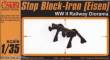 CMK 129-RA035 - Stop Block-Iron (Eisen) WW II Railway Diorama