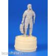 CMK 129-F48297 - Czechoslovak pilot (1938) w.a parachute in 1:48