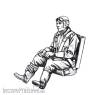 CMK F48368 - Bf 109G German Pilot, seated (for Eduard kits) in 1:48
