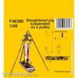 CMK F48396 - 1:48 Slaughtered pig suspended on a pulley 1/48