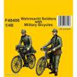 CMK 129-F48406 - Wehrmacht Soldiers with Military Bicycles