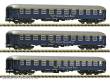 Fleischmann 6260078 - 3-tlg. Set 1: Schnellzugwagen, Suisse Train Bleu