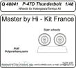 CMK 129-Q48041 - P-47D Thunderbolt wheels für Tamiya und Hasegawa Bausatz