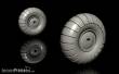 CMK 129-Q72284 - Fw 189A-1/-2-Mainwheels Set/f.ICM kit in 1:72