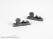 CMK 129-Q72295 - P-40 Wheels-Diamond Tread f.Special Hobb in 1:72