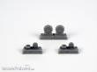 CMK 129-Q72296 - P-40 Wheels-Block Tread f.Special Hobby in 1:72