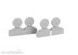 CMK 129-Q72351 - Bf 109G-6 Wheel set (smooth and ribbed tyres) in 1:72