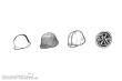 CMK 129-B35083 - 1:35 US WWII Helmets (6pcs)