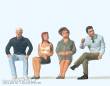Preiser 63074 - 1:32 Sitzende Personen 4 Fig.