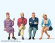 Preiser 63090 - 1:32 Sitzende Reisende 4 Fig.