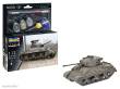 Revell 63290 - Model Set Sherman M4A1 Revell Modellbausatz mit Basiszubehör