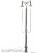 Viessmann 6390 - H0 Gittermastleuchte zweiflammig, 2 LEDs, warmweiss