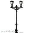 Viessmann 6397 - H0 Gaslaterne zweiflammig, LEDs warmweiß