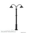 Viessmann 6409 - N Bahnsteigleuchte Baden-Baden, doppelt, 2 LEDs warmweiß