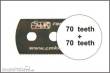 CMK 129-H1005 - Sägeblatt, beidseitig feine Zähne
