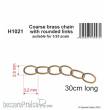 CMK 129-H1021 - 1/35 Coarse brass chain with rounded links - suitable for 1/35 scale