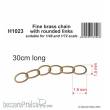 CMK 129-H1023 - 1/48 Fine brass chain with rounded links - suitable for 1/48 and 1/72 scale