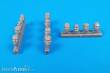 CMK 129-F32319 - Universal Pilot Heads-with no head gear (12 pcs) in 1:32