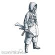 CMK 129-F35241 - German SS soldier (Hungary 1945) in 1:35