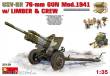 MiniArt 35129 - USV-BR 76-mm Gun Mod.1941 w/Limber & Crew