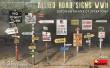 MiniArt 35608 - Allied Road SignsWWII. European Theatre of Oper.