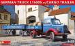 MiniArt 38023 - German Truck L1500S W/Cargo Trailer