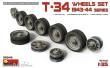 MiniArt 35242 - 1:35 T-34 Wheels Set. 1943-44 Series