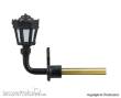 Viessmann 6478 - N Nostalgische Wandlaterne, LED warmweiß