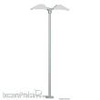 Viessmann 6484 - N Moderne Bahnsteigleuchte doppelt, 2 LEDs weiß