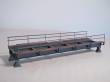 Hack Brücken 65050 - Spur 1 Blechträgerbrücke 48cm, mit Laufstegen aus Holz - Typ T1-48