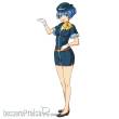 Hasegawa 652265 - 1/12 Egg Girls No. 12 Sara Mayuki mit Airliner