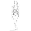 Hasegawa 652370 - 1/12 Real Figure Collection Nr. 34, Blond Girl Vol08