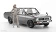 Hasegawa 652426 - 1/24 Datsun SunnyLang-Version mit Frauen-Figur